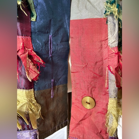 Vintage Paula Sweet Muslin Mink Colourful Cardigan Jacket - Picture 5 of 6